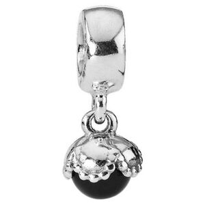 PANDORA Black Onyx Dangle Charm